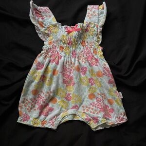 Floral Kids One Piece Bodysuit